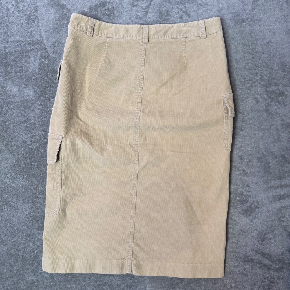 Theory Corduroy Cargo Utility Skirt Minimalist Size 4 Gorpcore Academia Preppy - Picture 2 of 11